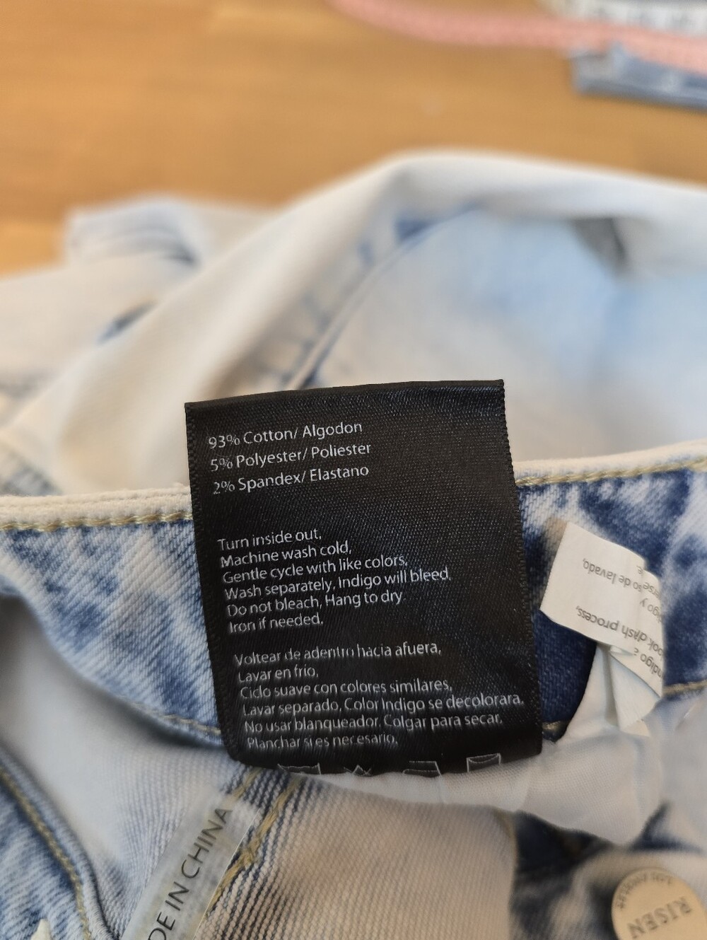 LAST PAIR! Risen Georgia Light Wash Wide Leg Long Tall Jeans 7/28 NWT - Picture 6 of 14